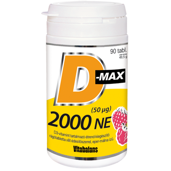 D-MAX D3 VITAMIN 2000NE RAGOTABLETTA 90X