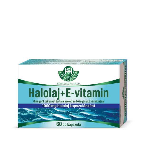 HERBARIA HALOLAJ+EVITAMIN+OMEGA3 KAPSZULA 60X agnespatika.hu