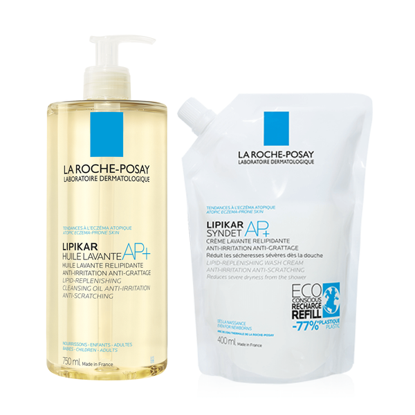 LA ROCHE-POSAY LIPIKAR TUSFÜRDŐ CSOMAG 2. 750ML + 400ML