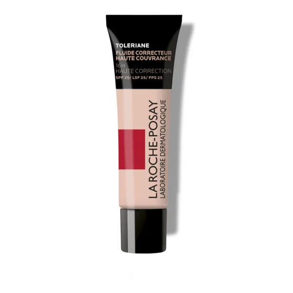 La Roche-Posay Toleriane erősen fedő, korrekciós alapozó make-up SPF25 árnyalat 8 30ml