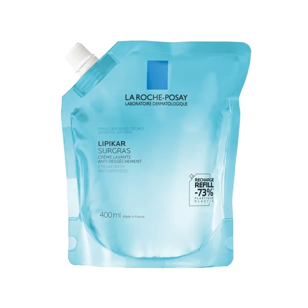 LA ROCHE-POSAY LIPIKAR SURGRAS KRÉMTUSFÜRDŐ UTÁNTÖLTŐ 400ml