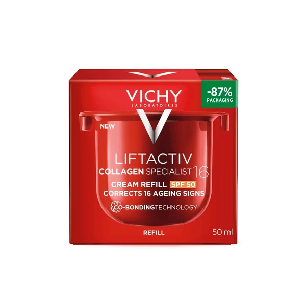 VICHY LIFTACTIV Collagen Specialist 16 krém SPF50 újratölthető tégely 50ml