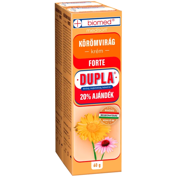 BIOMED KÖRÖMVIRÁG FORTE KRÉM 2X 60G DUO