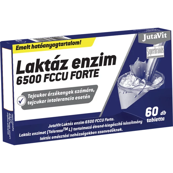 JUTAVIT LAKTAZ ENZIM 6500 FCCU FORTE TABL. 60X