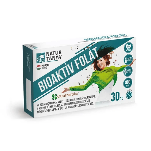 NATUR TANYA BIOAKTÍV FOLÁT VEGÁN TABLETTA 30X
