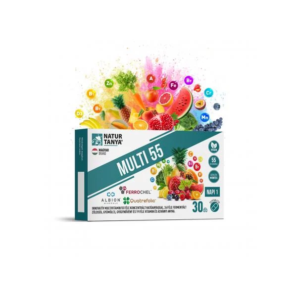NATUR TANYA MULTI 55 FERMENTÁLT MULTIVITAMIN 30X