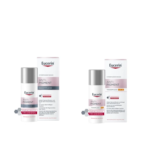 EUCERIN ANTI PIGMENT ARCKRÉM NAPPALI + ÉJSZAKAI 2X50ML