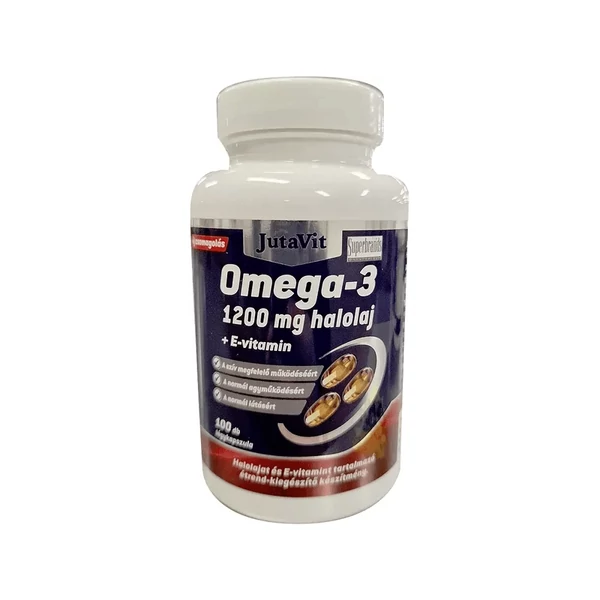 JUTAVIT OMEGA-3 HALOLAJ 1200MG+E KAPSZULA 100X