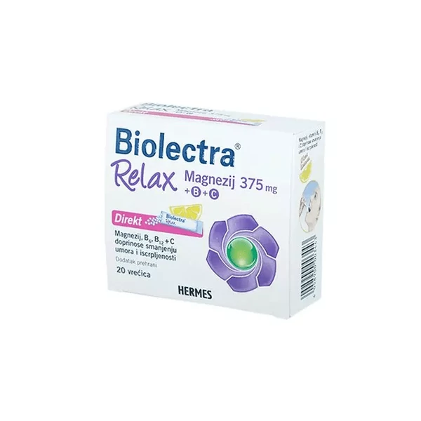 BIOLECTRA RELAX +B +C CITROM ÍZŰ GRANULÁTUM 20X
