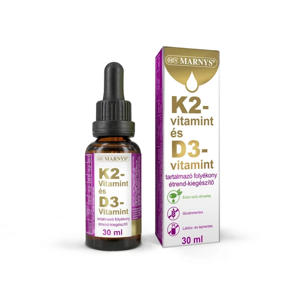 MARNYS K2- ÉS D3-VITAMIN TARTALMÚ CSEPP 30ml