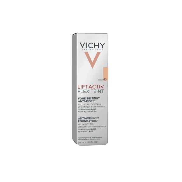 VICHY LIFTACTIV FLEXITEINT RÁNCTALANÍTÓ ALAPOZÓ 45 (GOLD) 30ML