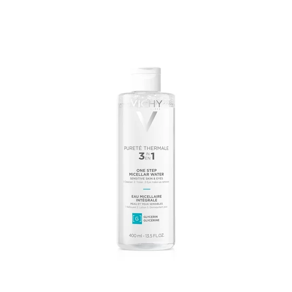 VICHY PURETÉ THERMALE ÁSVÁNYI MICELLÁS ARCTISZTÍTÓ VÍZ ÉRZÉKENY BŐRRE 400ML