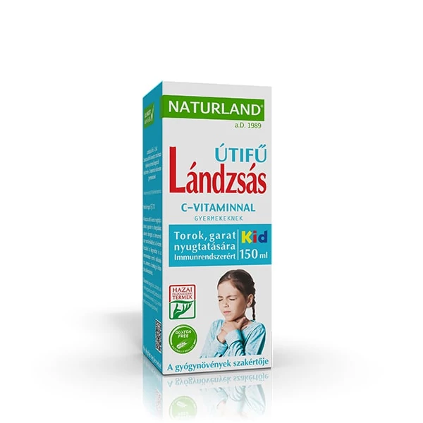 NATURLAND LÁNDZSÁS ÚTIFŰ + C GYREMEKEKNEK 150ML