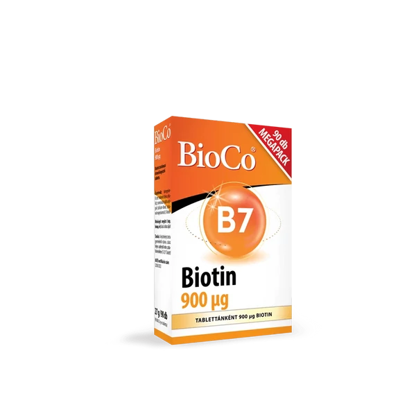BioCo Biotin 900 mcg MEGAPACK tabletta 90 db