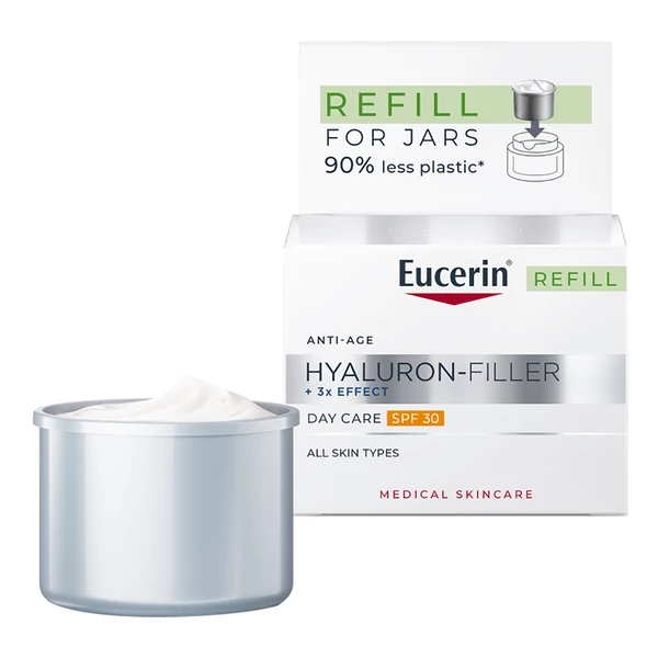 EUCERIN HYALURON-FILLER + 3X EFFECT NAPPALI ARCKRÉM SPF30 ÖKO-UTÁNTÖLTŐ 50ML