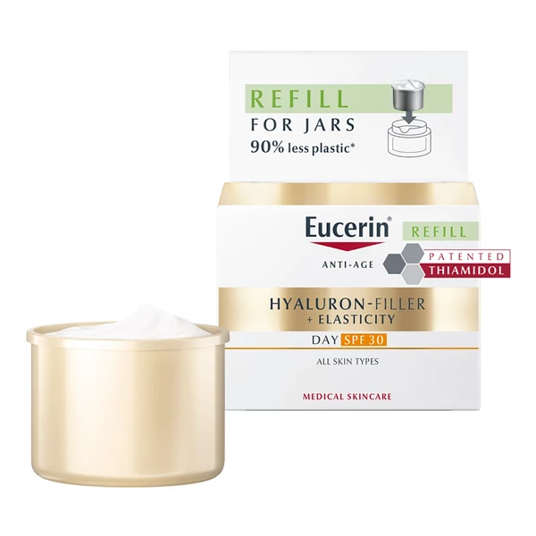 EUCERIN HYALURON-FILLER + ELASTICITY NAPPALI ARCKRÉM SPF30 ÖKO-UTÁNTÖLTŐ 50ML