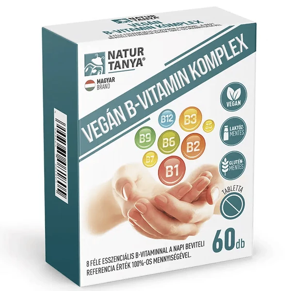 NATUR TANYA VEGAN B-VITAMIN KOMPLEX TABLETTA 60X
