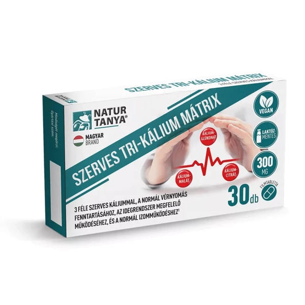 NATUR TANYA SZERVES TRI-KÁLIUM TABLETTA 30X