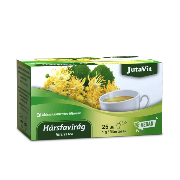 JUTAVIT HÁRSFAVIRÁG FILTERES TEA 25X1G