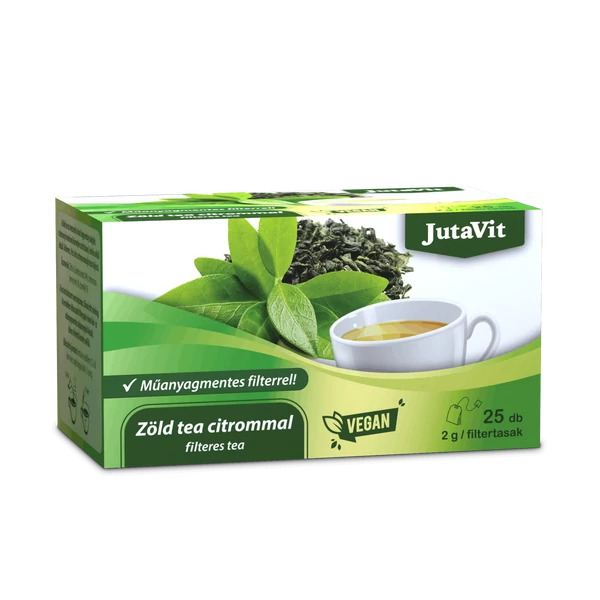JUTAVIT ZÖLD TEA CITROMMAL FILTERES 25X2G