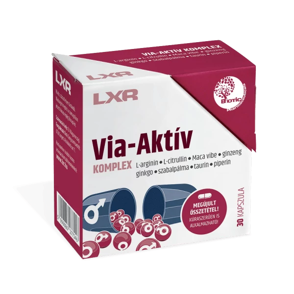 LXR VIA-AKTÍV KOMPLEX KAPSZULA 30X - LEJÁRAT: 2026.05.31.