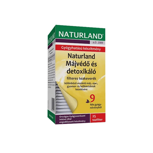NATURLAND MAJVEDO,DETOX. TEA FILT. 25X