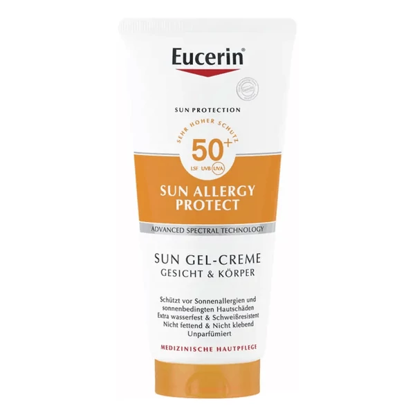 EUCERIN SUN ALLERGY PROTECT NAPALLERGIA ELLENI KRÉM-GÉL ARCRA ÉS TESTRE SPF50+ 200ML