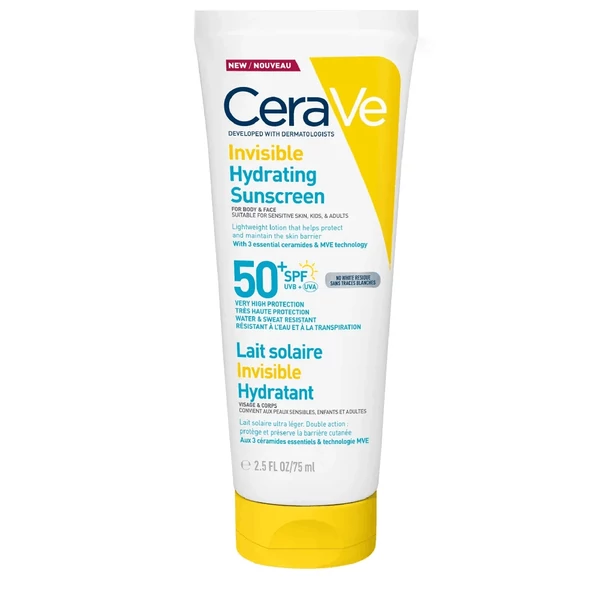 CERAVE Hidratáló fényvédő arcra&testre SPF50 75ml