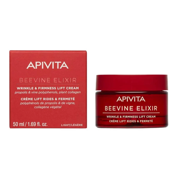 APIVITA BEEVINE ELIXIR RÁNCTALANÍTÓ ARCKRÉM LIGHT 50ML - LEJÁRAT: 2026.06.30.