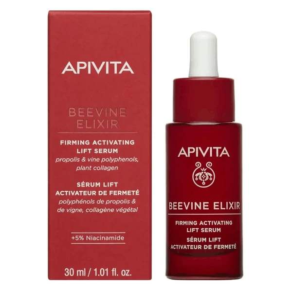 APIVITA BEEVINE ELIXIR RÁNCTALANÍTÓ FESZESÍTŐ SZÉRUM 30ML - LEJÁRAT: 2026.05.31.