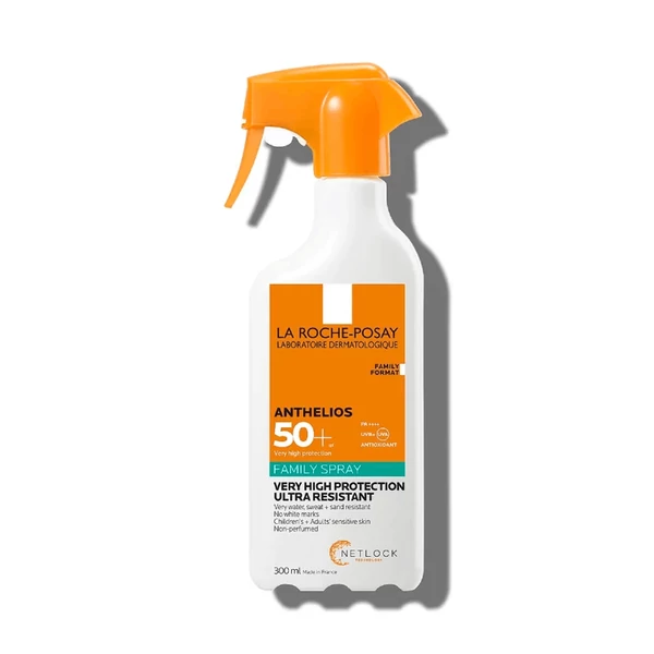 LA ROCHE-POSAY ANTHELIOS láthatatlan spray SPF50+ 300ml - CSALÁDI KISZERELÉS