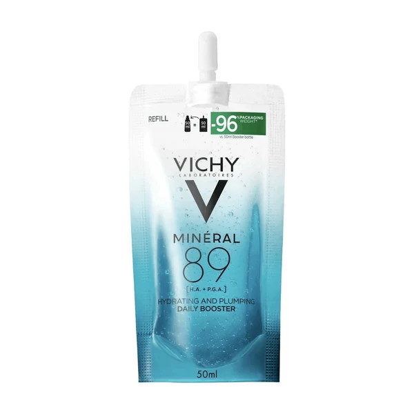 VICHY MINERAL89 Napi booster szérum Poliglutaminsavval 50ml - UTÁNTÖLTŐ