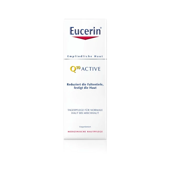 EUCERIN Q10 AKTÍV RÁNCTALANÍTÓ NAPPALI ARCÁPOLÓ NORMÁL, VEGYES BŐRRE FF15 50ML