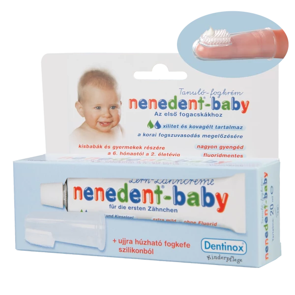 NENEDENT BABY TANULO SZETT FOGKREM 20ML+FOGKEFE