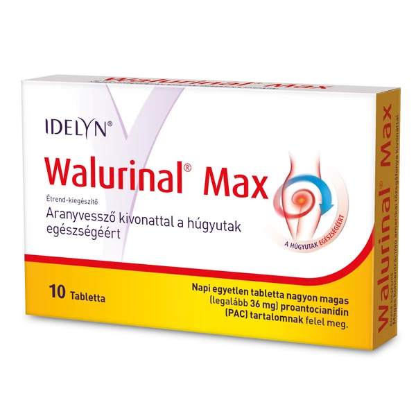WALMARK WALURINAL MAX 36MG+ARANYVESSZO TABL. 10X