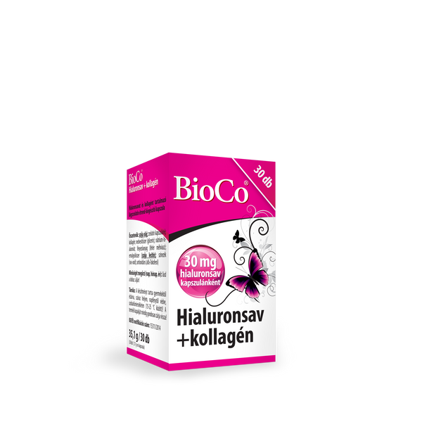 BioCo Hialuronsav+kollagén 30 db