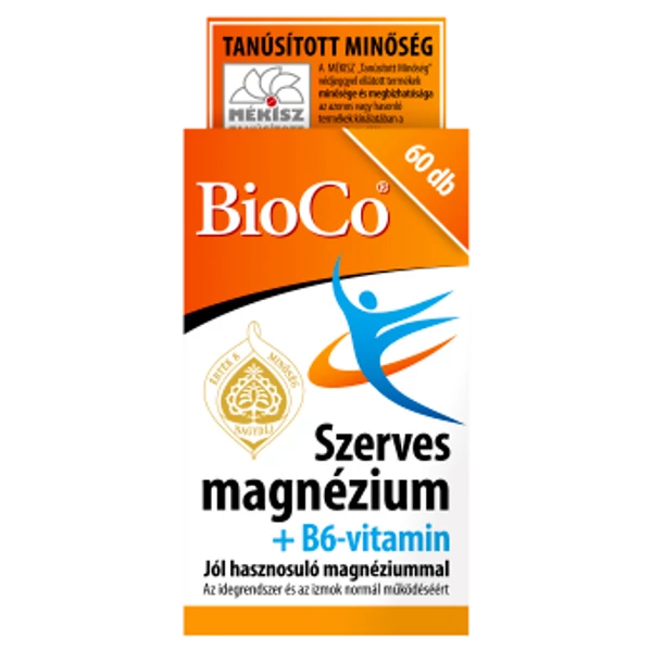 BioCo Szerves Magnézium+B6-vitamin 60 db