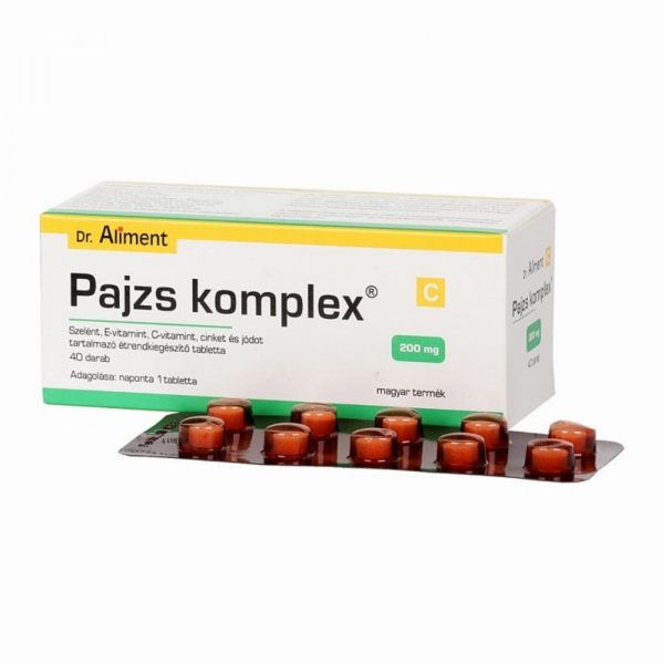 DR ALIMENT PAJZS KOMPLEX TABLETTA 40X