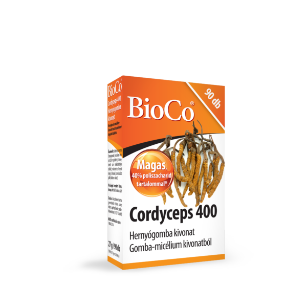 BioCo Cordyceps 400 Hernyógomba kivonat 90 db - LEJÁRAT: 2023.11.30.