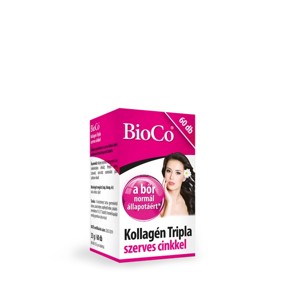 BioCo Kollagén Tripla szerves cinkkel 60 db