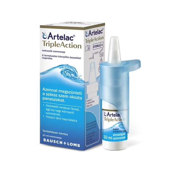 ARTELAC TRIPLE ACTION SZEMCSEPP 10ML