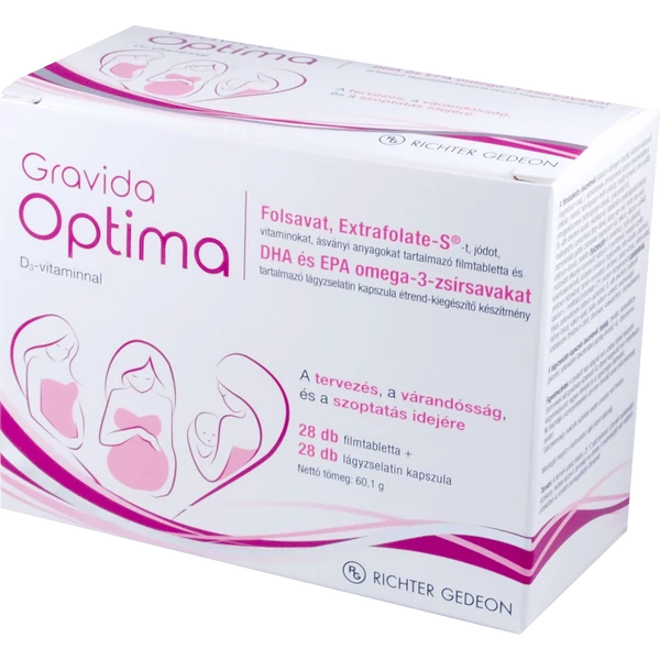 GRAVIDA OPTIMA FILMTABLETTA + KAPSZULA 2X28 
