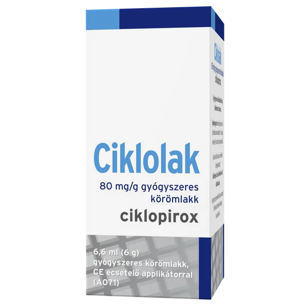 CIKLOLAK 80MG/G GYÓGYSZERES KÖRÖMLAKK 1X6,6ML