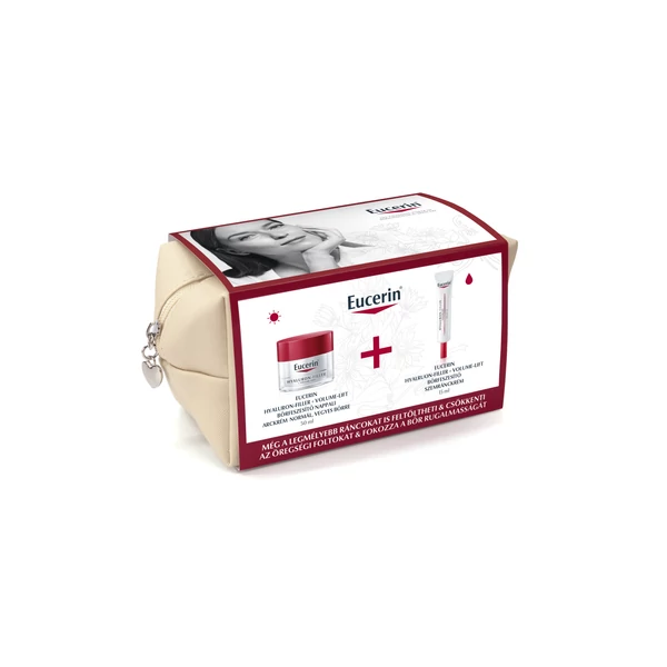 EUCERIN HYALURON-FILLER + VOLUME LIFT NAPPALI + SZEMRÁNCKRÁM 50ML + 15ML