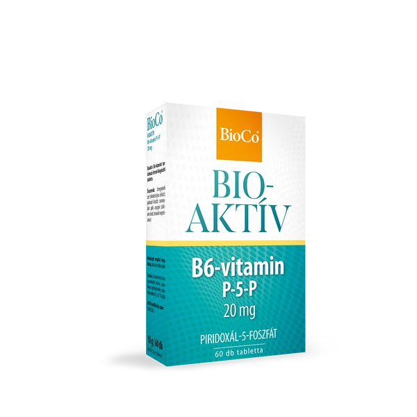 BIOCO BIOAKTIV B6 20MG P-5-P TABLETTA 60X