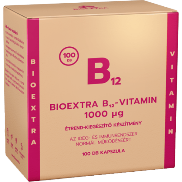 BIOEXTRA B12-VITAMIN 1000MCG KAPSZULA 100X