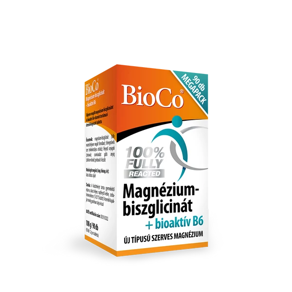 BIOCO MAGNÉZIUM-BISZGLICINÁT+BIOAKTÍV B6 TABLETTA 90X