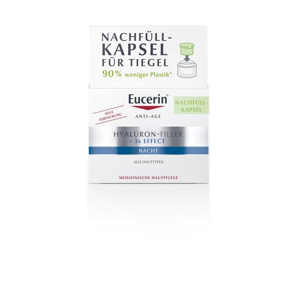 EUCERIN HYALURON-FILLER RÁNCFELTÖLTŐ ÉJSZAKAI ARCKRÉM ÖKO-UTÁNTÖLTŐ 50ML