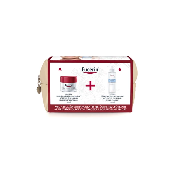 EUCERIN HYALURON-FILLER SZÁRAZ + DERMATOCLEAN TEJ 50ML + 200ML
