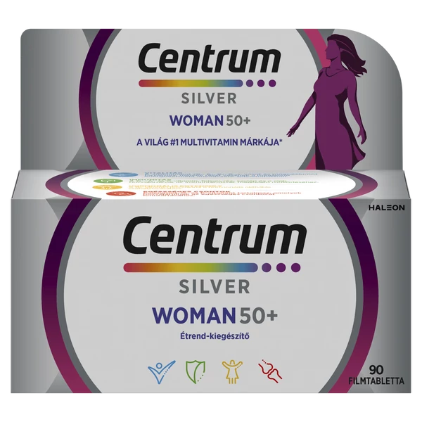 CENTRUM NŐKNEK 50+ A-Z FILMTABLETTA 90X - INGYENES SZÁLLÍTÁS GLS CSOMAGAUTOMATÁBA